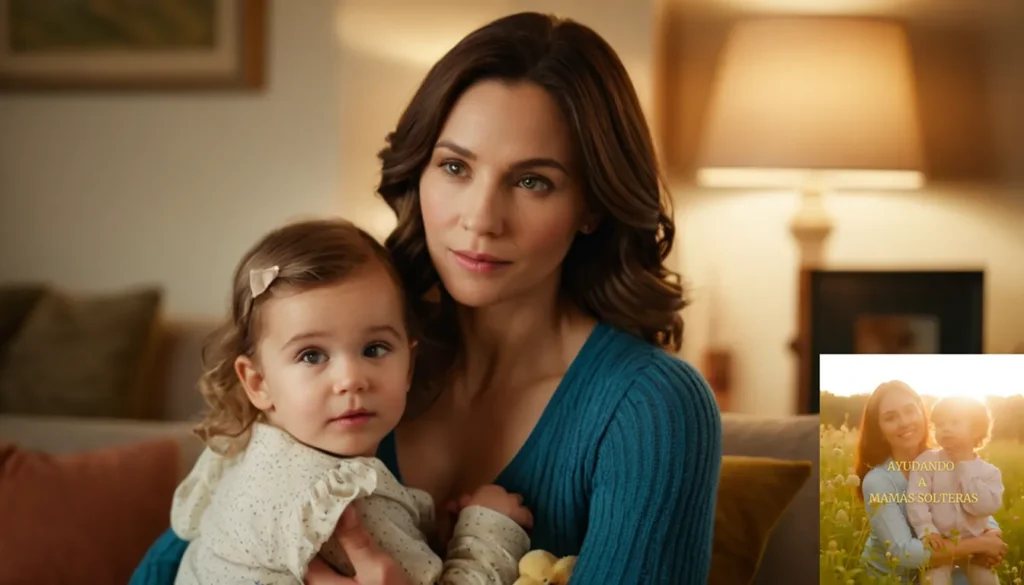 Ahorrando ropa infantil como madre soltera: "La imagen debe mostrar una instantánea cálida e íntima de una madre soltera devota de unos 20 años