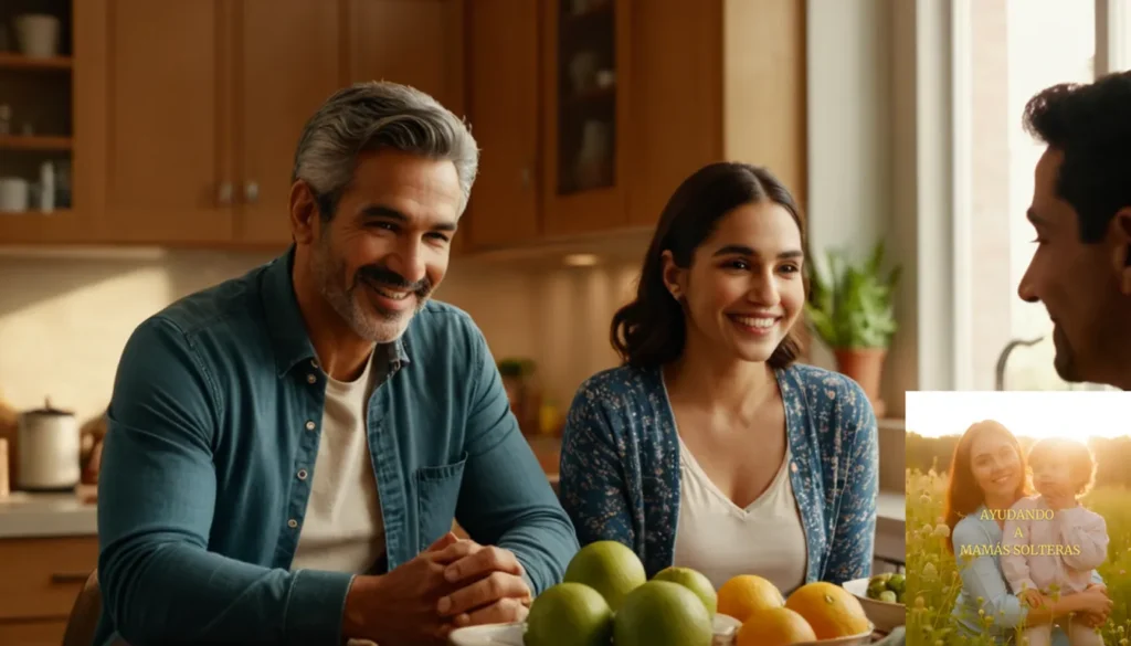 Ahorro en servicios básicos para familias pequeñas: "La imagen debería mostrarse: una delicada familia mexicana de cuatro generaciones de cuatro