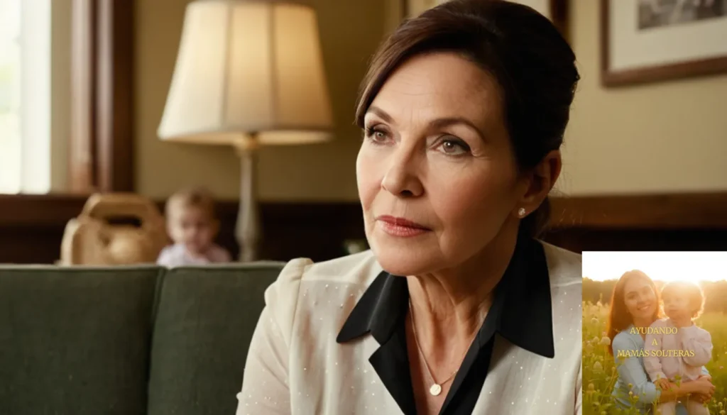 Ahorros Inteligentes para Madres Solteras: "La imagen debe mostrar una fotografía cálida e íntima de una madre soltera anciana