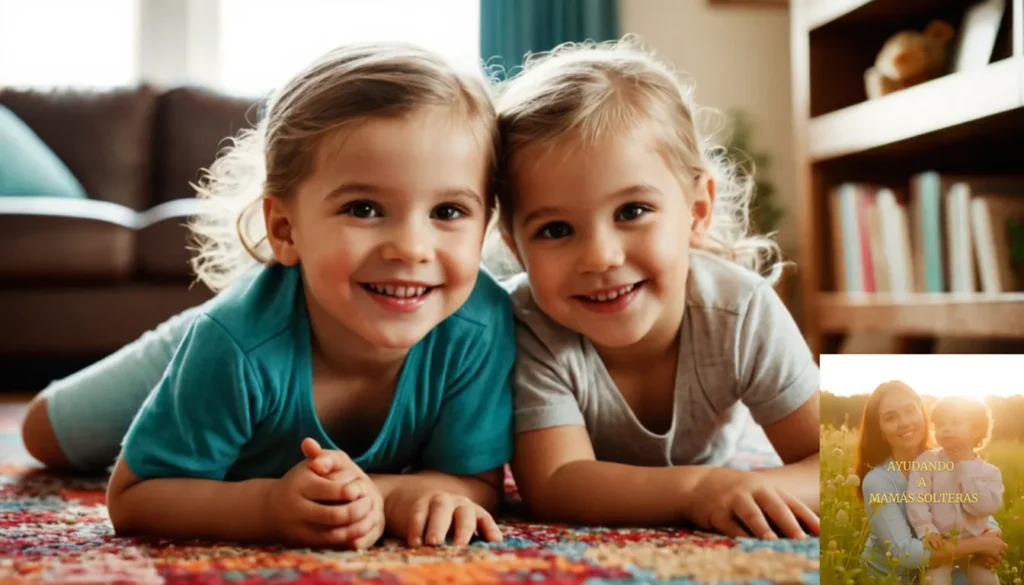 Cuidado compartido de niños: "La imagen debería mostrarse: dos niños sonrientes