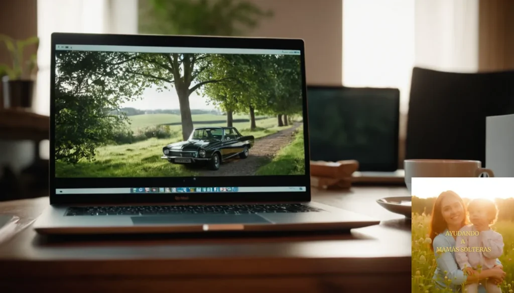 Cursos en Línea Gratuitos para Emprender: La imagen debe mostrar una pantalla de portátil que muestra una plataforma de cursos en línea