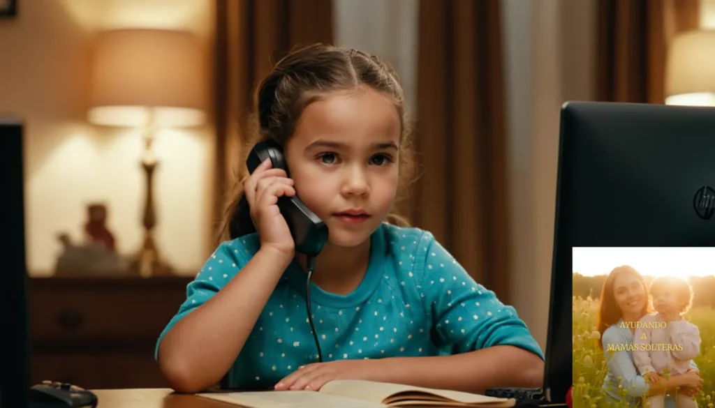 Descuentos para madres solteras: "La imagen debe mostrarse: un momento cálido e íntimo de una madre soltera sentada frente a su computadora
