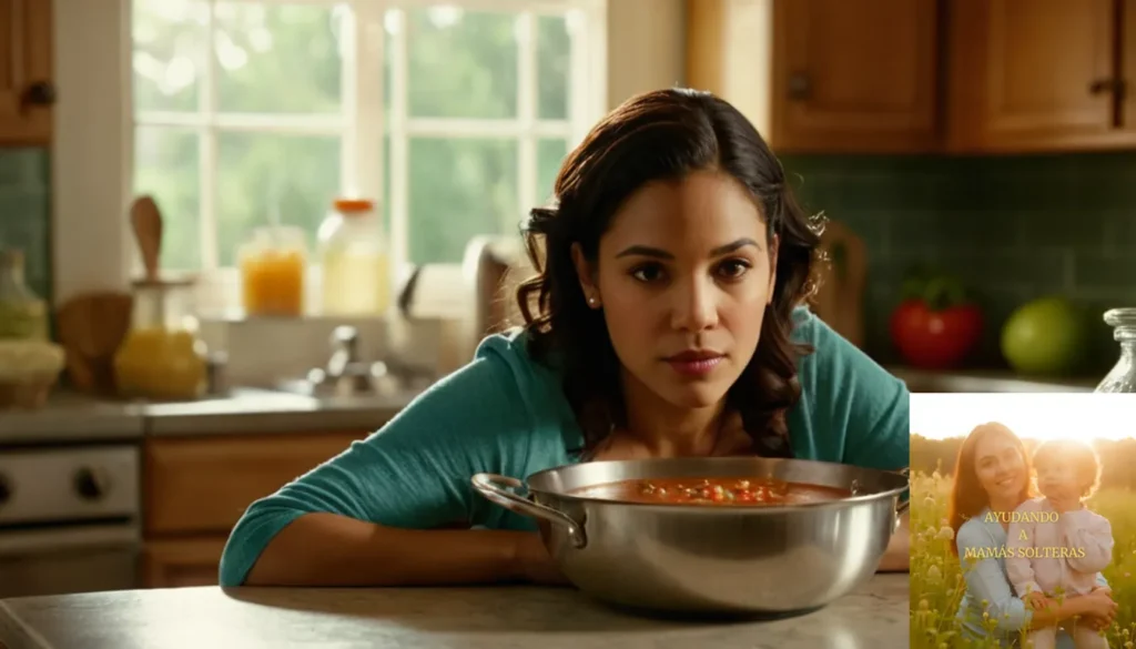 Estilo saludable en presupuesto limitado para madres solteras: La imagen debe mostrar a una mujer latina de aspecto determinado en sus veinte años