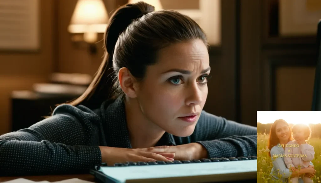 Negociación deudas en madres solteras: "La imagen debería mostrarse: una mujer de aspecto de aspecto desgastado pero determinado de unos 30 años