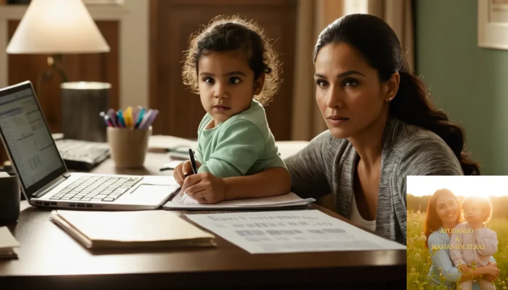 Planificación financiera para madres solteras: "La imagen debería mostrarse: una sola madre hispana de unos 30 años