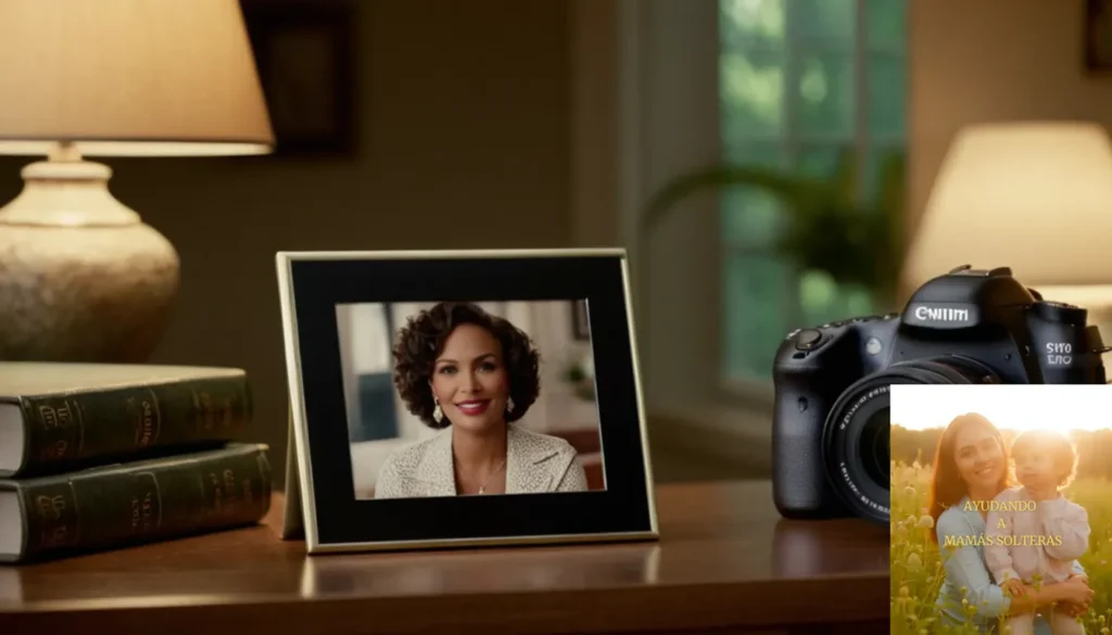 Plantillas para gastos familiares monoparental: "La imagen debería mostrarse: un hogar monoparental amoroso en una acogedora sala de estar