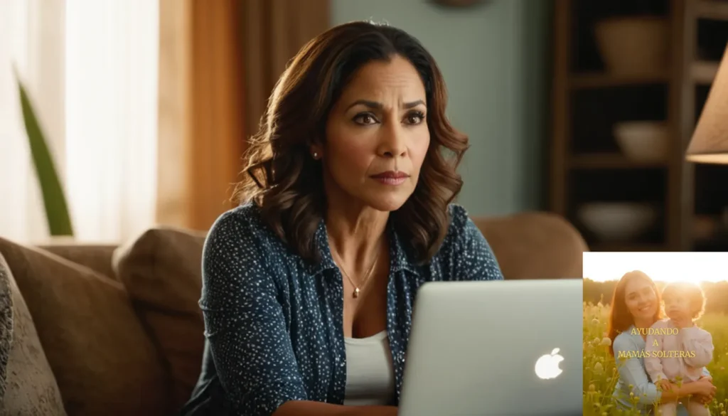 Soluciones financieras para madres solteras con bajos ingresos: "La imagen debe mostrar a una madre latina de unos 30 años
