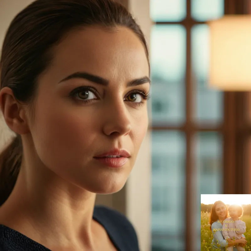 The image should show: A young woman in her mid-twenties, with an assertive expression, standing in front of a modestly furnished rented apartment, surrounded by financial documents and a calendar, looking concerned yet determined to tackle her expenses.