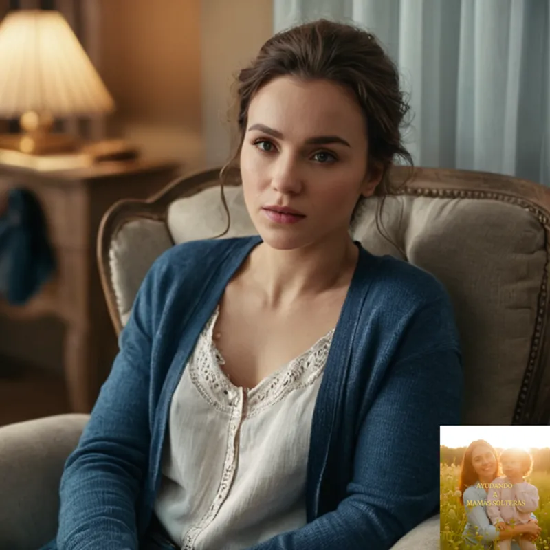 The image should show: A cluttered room in a small apartment, with worn-out and faded women's clothing strewn across a wooden armchair and rumpled bedspread, including ripped jeans, stained t-shirts, and a frayed cardigan hanging limply over the chairback.